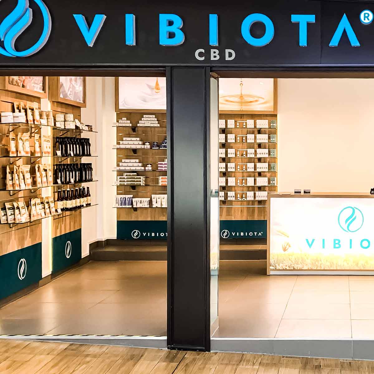 Photo 4 of our Vibiota CBD Store in Donauzentrum Vienna 1220