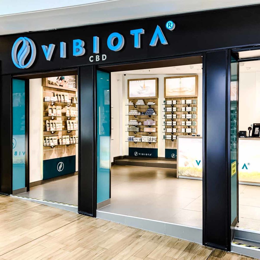 Foto 1 unserer Vibiota CBD Store Shop Filiale im Donauzentrum Wien 1220
