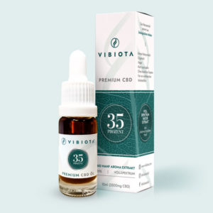 Product photo VIBIOTA Bio Premium CBD Oil 35%, full spectrum (with MCT oil) in 10ml bottle